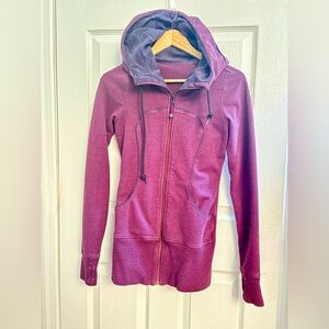 Lululemon Zip-Up Hoodie Jacket – Maroon Color – Size Small